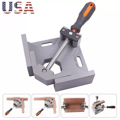 90°Right Angle Clip Clamp Tool Woodworking Photo Frame Vise Welding Clamp Holder • $14.17