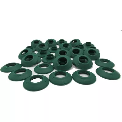 20 Green Plastic Snap Eyelets 12mm Washer Sealed For Tarpaulin & Groundsheets • £5.60