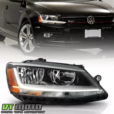 2017-2018 Volkswagen Jetta Halogen W/LED DRL Headlight Headlamp Passenger Side • $123.86