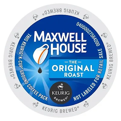 Maxwell House Original Roast Coffee 24 To 192 Kcups Pick Any Size FREE SHIPPING  • $25.89