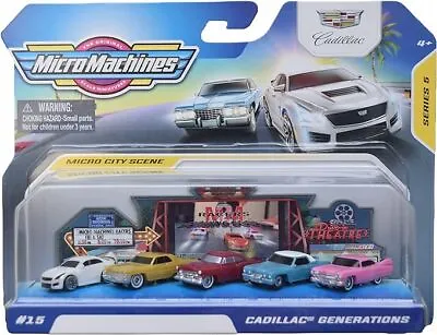 Micro Machines Cadillacs Generations Series 15 #15 Mini Car Models Collectible • $39.99