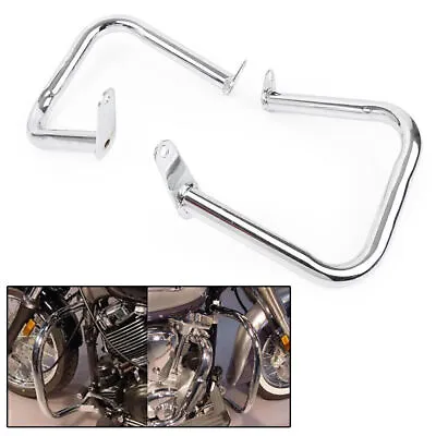 Chrome Engine Guard Highway Crash Bar Fit Yamaha Dragstar V-Star 400 650 Custom • $73.63