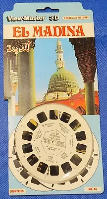 RARE COLOR BC 841-123 EM El Madina Saudi Arabia Medina View-master Reels Pack 44 • $179