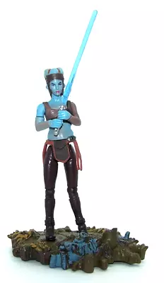 Star Wars Aayla Secura Jedi Master Revenge Of The Sith ROTS Figure & Accessories • $17.99