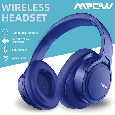 £18.04 • Buy Mpow Wireless Bluetooth 5.0 Over Ear Headphones Hi-Fi Stereo Headset Earphones