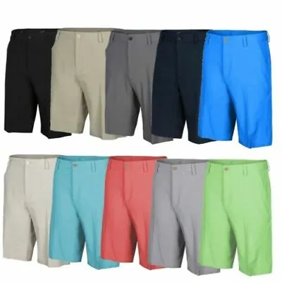 New Mens Greg Norman Flat Front Microlux Stretch Shorts Pick Size & Color $72 • $29.50