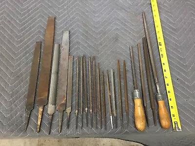 Qty 20 Vintage Machinist Files Tool USA Made - Huge Lot Of 20 Group #7 • $9.99