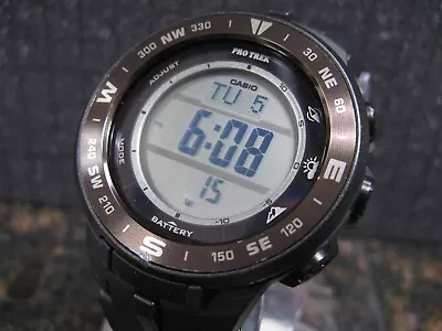 Casio Pro Trek Prg-330-1e Solar Power Triple Sensor Digital Wr 100m • $74.99