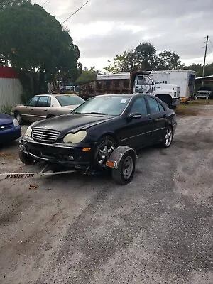 01-07 Mercedes-benz W203 C240 C230 Rear Left Driver Side Door Shell Black Oem • $120