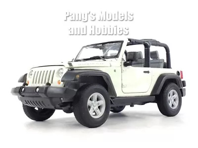 Jeep Wrangler Rubicon 1/24 Scale Diecast Model - WHITE • $29.99