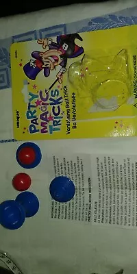 Vintage  Unique Industries Ltd Vanishing Ball Trick/instructions/original Packet • £3