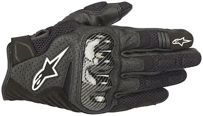 Alpinestars SMX-1 Air V2 Black Motorcycle Gloves S/M/L/XL/2XL - FREE SHIPPING • $47.95