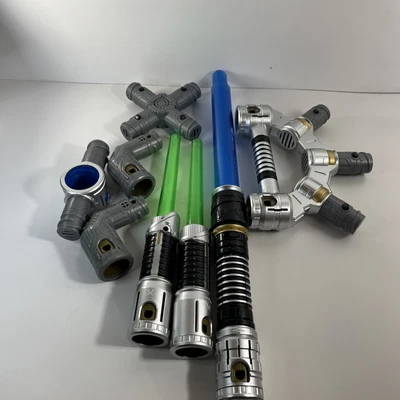 $15.99 • Buy 2008 Hasbro Star Wars The Build Your Own Light Saber And Parts LIGHTS UP & SOUND