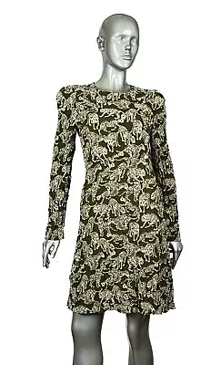 & OTHER STORIES Leopard Print Mini Dress Women's Dress Size 36 • $27.32