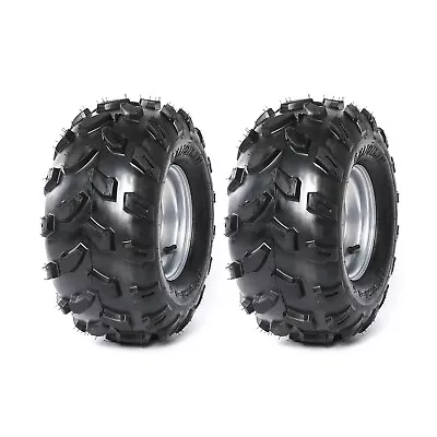 2pc 8  Inch 18x9.50-8 Tire Rim Wheel 4 Lug 18x9.5-8 18X9.50X8 ATV Quad Go Kart • $185.79