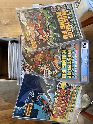 Special Marvel Edition 15 16 Master Of Kung Fu 17 - 125 1973 Complete Series 1 • £500