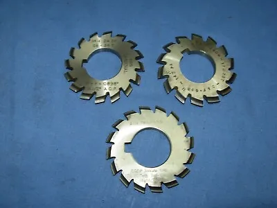 3 X Involute Gear Cutters 1 NO 4- 24DP .1 NO 6 -24 DP 1 NO 6 - 26 DP • £55