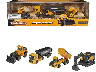 Volvo Construction (2023) 4 Piece Set 1/64 Diecast Models By Majorette • $42.98