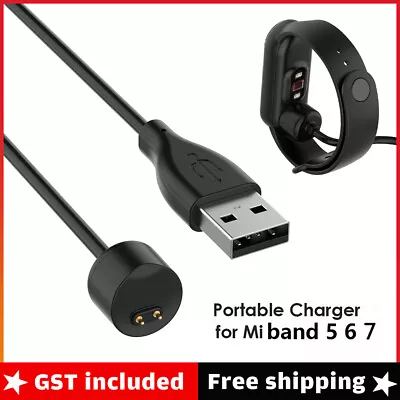 $5.57 • Buy 1/2x Charging Cable For Xiaomi Mi Band Miband 5 6 7 Smart Watch Charger Wire