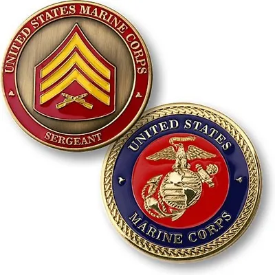 NEW USMC U.S. Marine Corps Sergeant Challenge Coin.  • $15.99