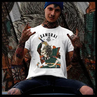 Samurai T-Shirt Warrior Battle Charge Bushido Code Japanese Katana Hanzo Edo Era • $19.99