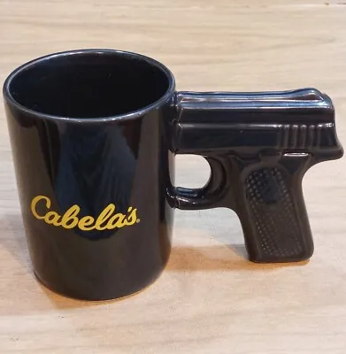 Nice Cabelas Gun Pistol Grip Handgun Ceramic Coffee Mug Cup • $19.95
