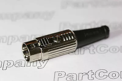 Deltron 590-0510 DIN Audio/Video Connector 5 Pin Plug Locking 60 Deg  • £5.49