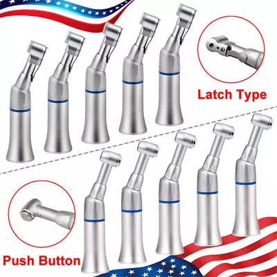 Dental Slow Low Speed Handpiece E-type Push Button Latch Contra Angle NSK U1S • $16.99
