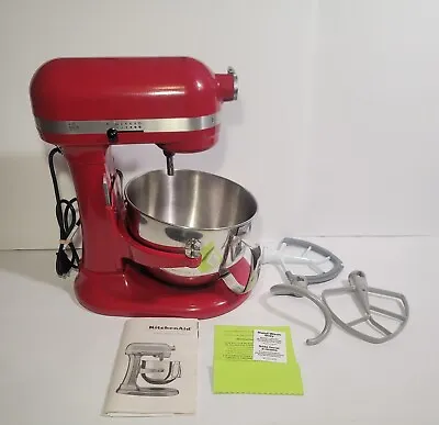 Kitchenaid Stand Mixer Professional 590W 6Qt Bowl Lift Red Refurbished • $225