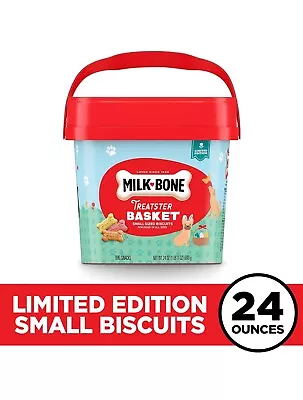 Milk-Bone Small Dog Biscuits Limited-Edition Treatster Basket 24 Ounce • $18.99