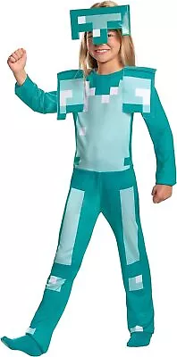 Minecraft Armor Classic Mojang Video Game Fancy Dress Up Halloween Child Costume • $45.95
