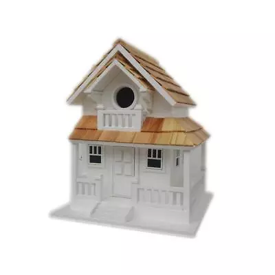 $73.25 • Buy Home Bazaar Backyard Bird Cottage White Ventilation Surface Mount 11 In. Height