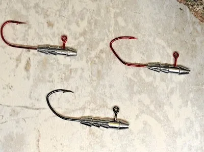 Hover Strolling Jig Head Fishing 1/16-3/32oz 1/8 Oz 1/0 Or 2/0 Or 3/0-hook Size • $5.75