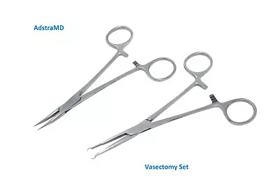 No Scalpel Vasectomy Set With Pointed Forceps & Grasping Forceps Stainless • $38