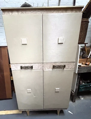£95 • Buy Stonehill Furniture Vintage 1960s Wardrobe With Shelves, 1740mm X 910mm X 560mm