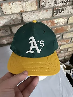Vintage Oakland A’s Athletics Snapback Hat / Cap By Drew Pearson  • $14.89