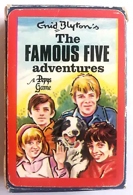 Vintage Pepys Card Game Famous Five Blyton 44 Cards Box Rule 1978 Uk Postfree • £20