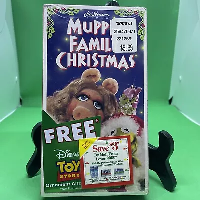 Muppet Family Christmas VHS  Toy Story Christmas Ornament 1996 SEALED • $275