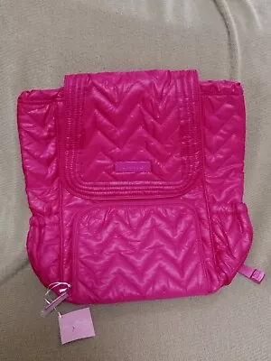 NEW Vera Bradley  Puffy Backpack   Fuchsia New With Tags • $59.95