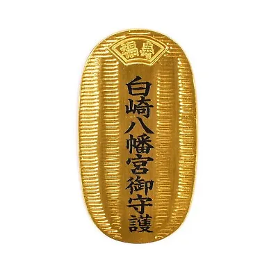 JAPANESE OMAMORI Mini Charm Good Luck For Rich Money Koban  SHIRASAKI Shrine • $21.99