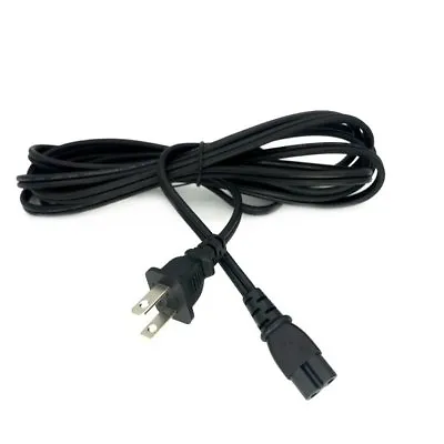 10 Ft 2 Prong Figure 8 AC Power Cord For VHS CD DVD Disc Player Boombox Blueray • $8.59