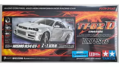 Tamiya RC 1/10 Nismo R34 GT-R Z-Tune 4WD Drift Spec Kit TT-02D Chassis 58605-60A • $256.90