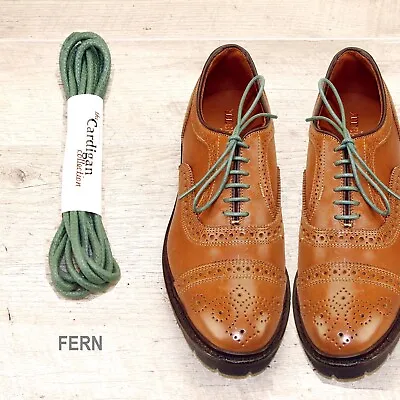 FERN Waxed Cotton SHOELACES Laces (any Qty = One Ship Charge) Allen Edmonds • $3