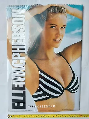£7.99 • Buy Elle Macpherson OFFICIAL CALENDAR 2000 Vintage Glamour Pin Up Model New In Packa