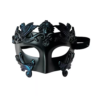 Venetian Greek Roman Warrior Egyptian Style MEN Masquerade Mask (Special Blue) • $15.99