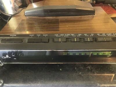 $13.19 • Buy Vintage COBRA Telephone Alarm Clock Radio Phone Faux Wood Walnut RP-710S RARE