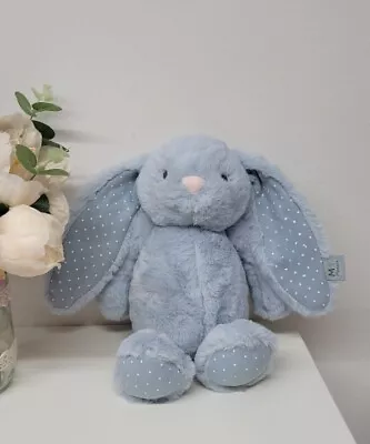 Bunny Teddy Blue Fluffy Stuffed Toy Child Rabbit Soft Toy • £6.50