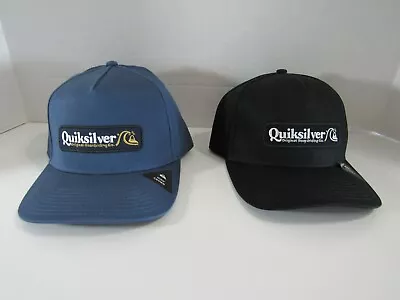 Mens Quiksilver Brack Happy High Crown 100% Cotton Adjustable Hats Nwt • $19.99