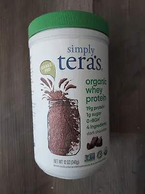 Tera's Whey Simply Tera's Organic Whey Protein Dark Chocolate 12 Oz • $25