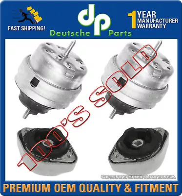 VW PASSAT 2.0L 2.0 L4 GL GLS TDI DIESEL TRANSMISSION Engine Motor Mount Mounts 4 • $140.79